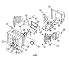 Sony KV-24FV300 cabinet parts diagram