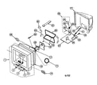 Sony KV-24FS100 cabinet parts diagram