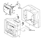 Toshiba MV20FL3 cabinet parts diagram