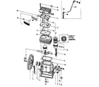 Craftsman 87519551 motor assy diagram