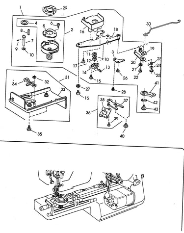 Bobbin assy