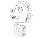 Kenmore 38516120200 motor assy diagram