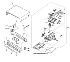 Sony RCD-W1 cabinet parts/deck a diagram