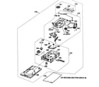 Sony RCD-W1 cabinet parts/deck b diagram
