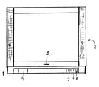 Toshiba 27AF42 cabinet parts diagram