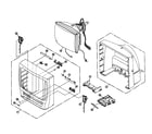 Panasonic PV-DM2792 cabinet parts diagram