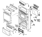 Panasonic SA-AK600P cabinet parts diagram