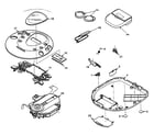 Panasonic SL-SV600JP cabinet parts diagram