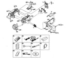 Sony DCR-TRV25 cabinet parts diagram