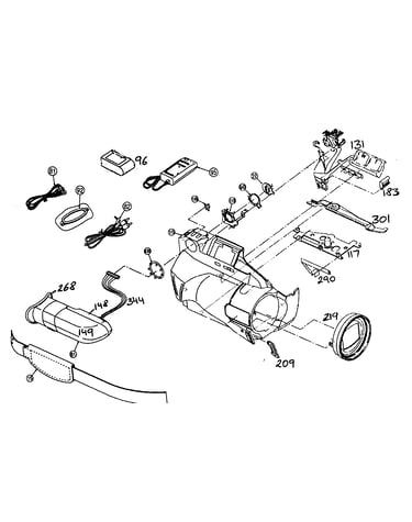 Cabinet parts left