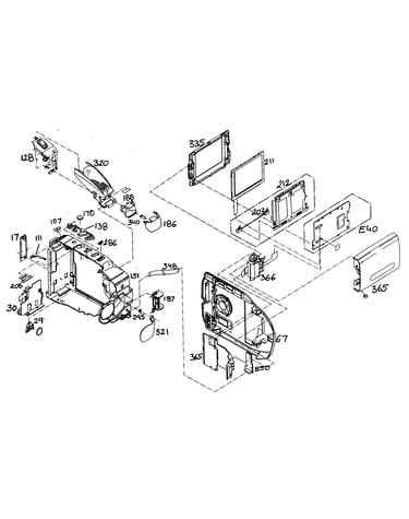 Cabinet parts right