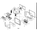Samsung PCL542RX cabinet parts diagram