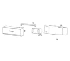 Panasonic SB-PT93P1 cabinet parts diagram