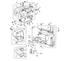 Kenmore 3852049LX200 outside cabinets diagram