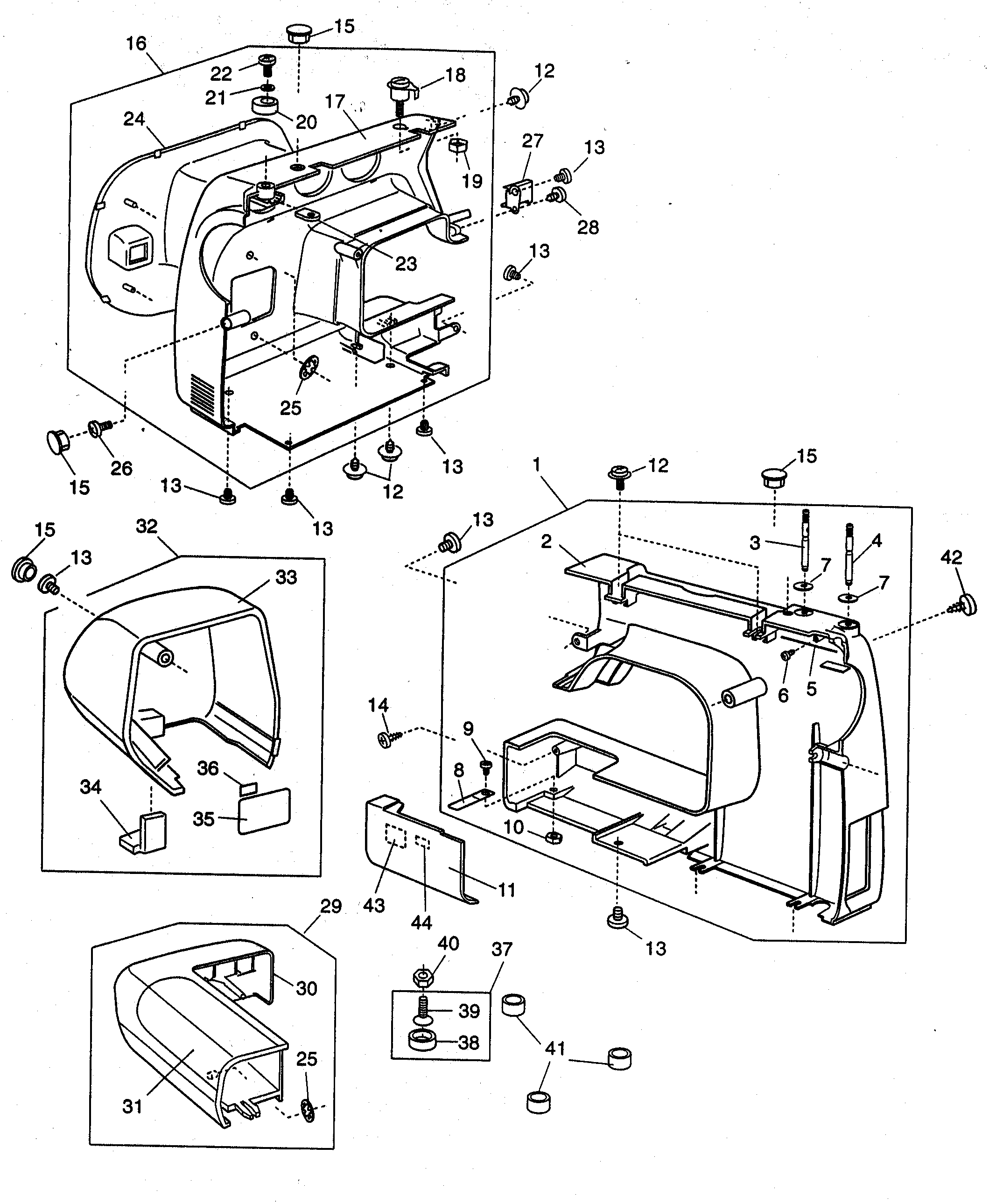 Outside cabinets