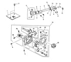 Kenmore 3852049LX200 lower shaft assy diagram