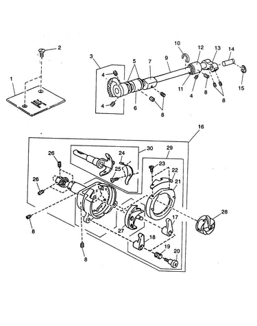 Lower shaft assy
