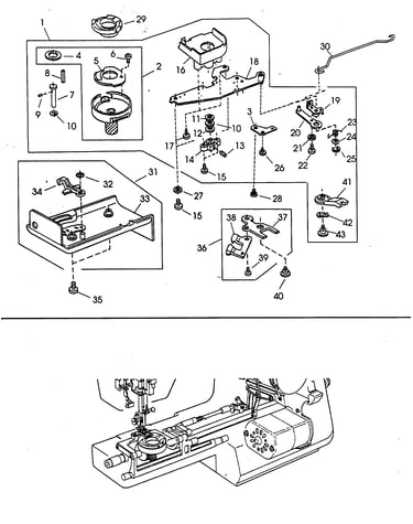 Bobbin assy