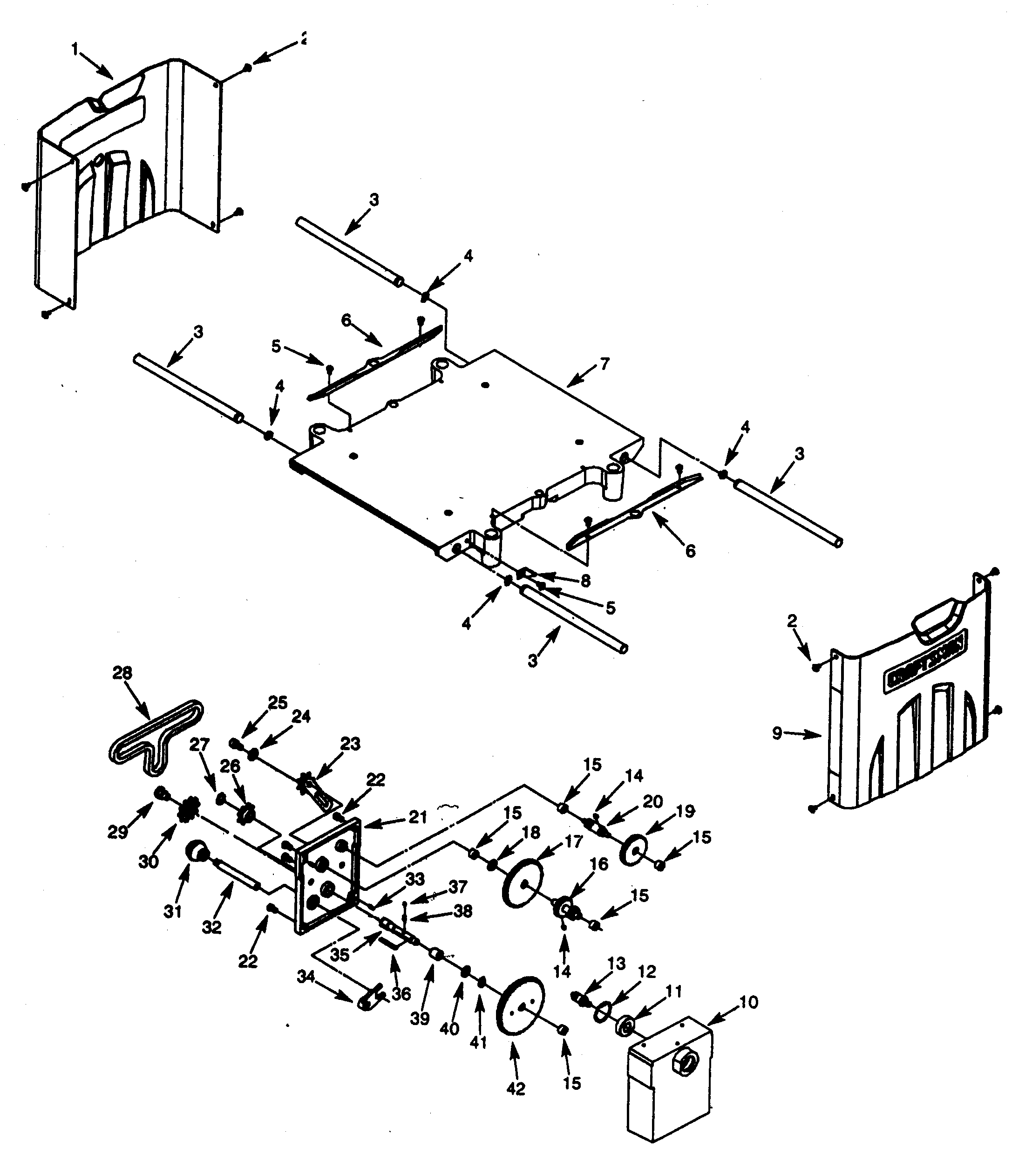 Gearbox/table