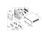 Sharp CP-XP7700 cabinet parts diagram