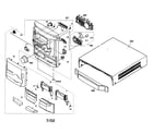 Sharp CP-XP550 cabinet parts diagram