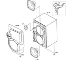 Sharp CD-XP500 speaker diagram