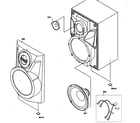 Sharp CD-XP300 speaker,cpxp3300 diagram