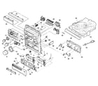 Aiwa NSX-D70 cabinet parts diagram