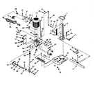 Craftsman 351219061 cabinet parts diagram