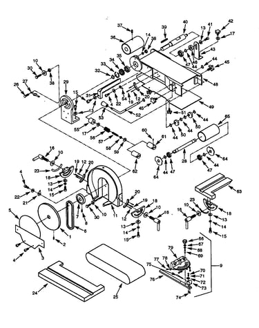 Belts assy