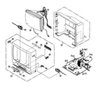Panasonic PV-27D52 cabinet parts diagram