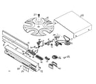 Panasonic DVD-CV37PP cabinet parts diagram
