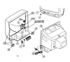 JVC AV-20320 cabinet parts diagram