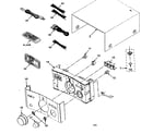 Panasonic SE-HDA710 cabinet parts diagram