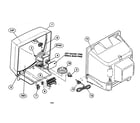 JVC C-13310 cabinet parts diagram