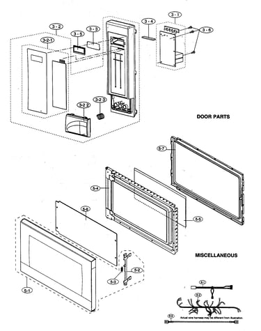 Control panel/door/miscellaneous