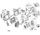 JVC GR-DVL512U cabinet parts diagram