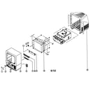 Sony KV-13VM43 cabinet parts diagram