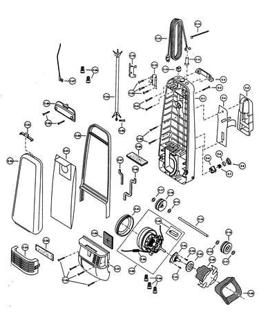 Body,motor housing/motor