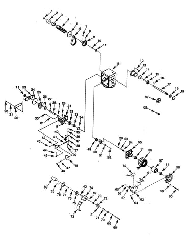 Spindle/drive assy