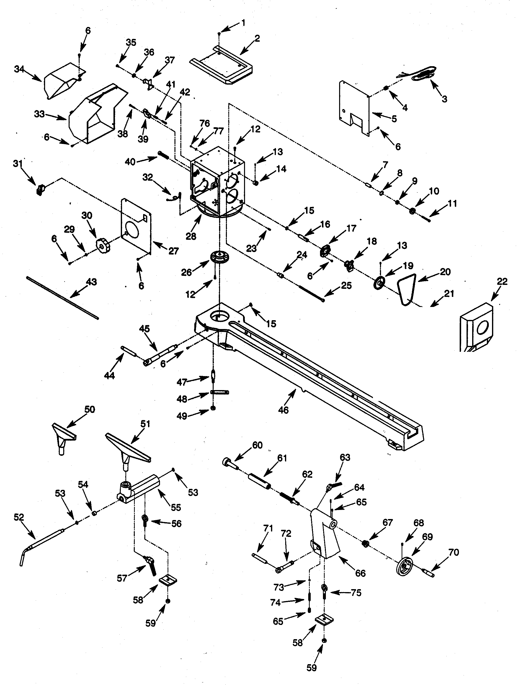 HEADSTOCK/BED