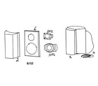 Panasonic SB-HT95P cabinet parts diagram