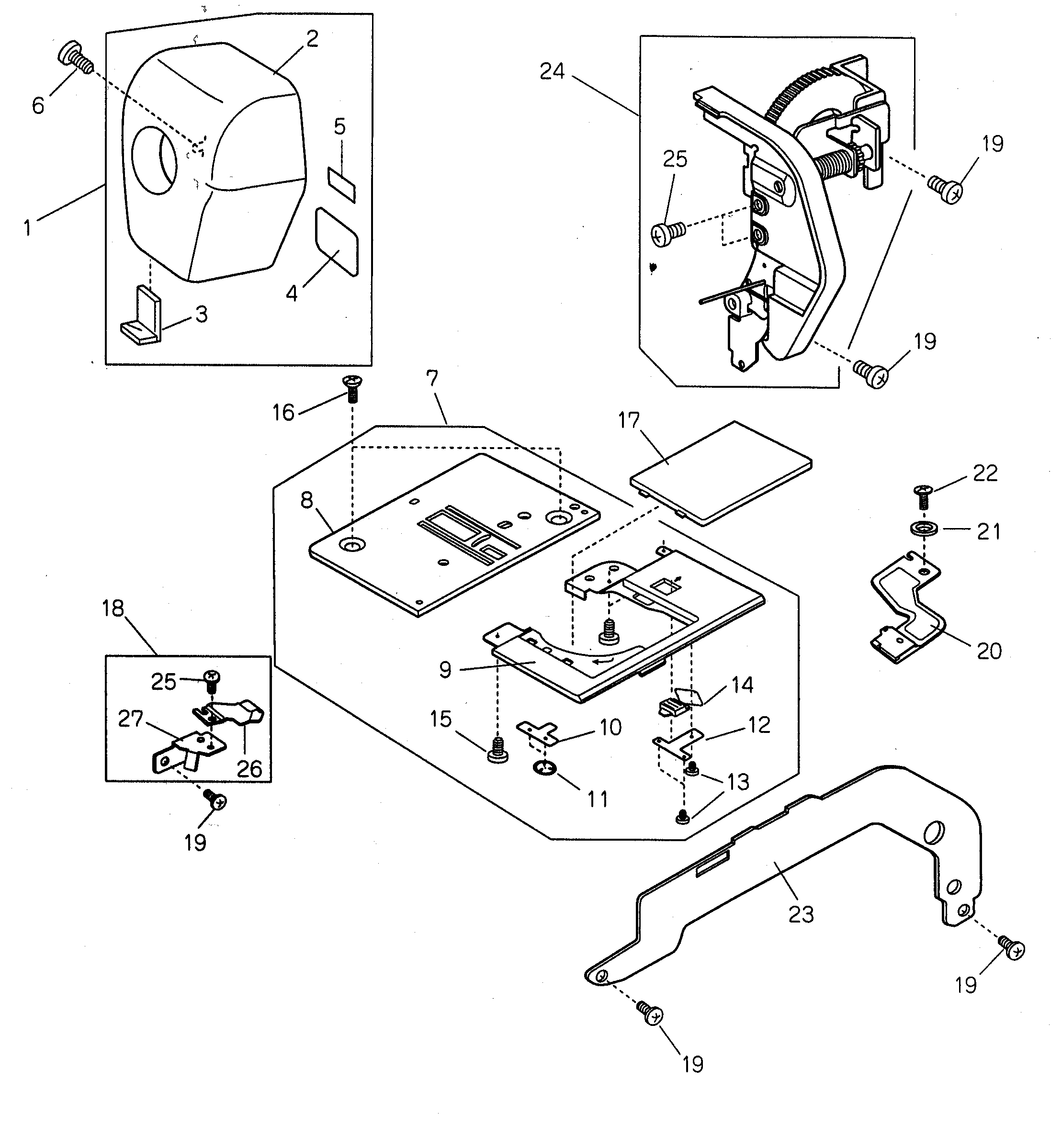 Needle plate assy