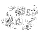 JVC GR-AXM230U cabinet parts 1 diagram