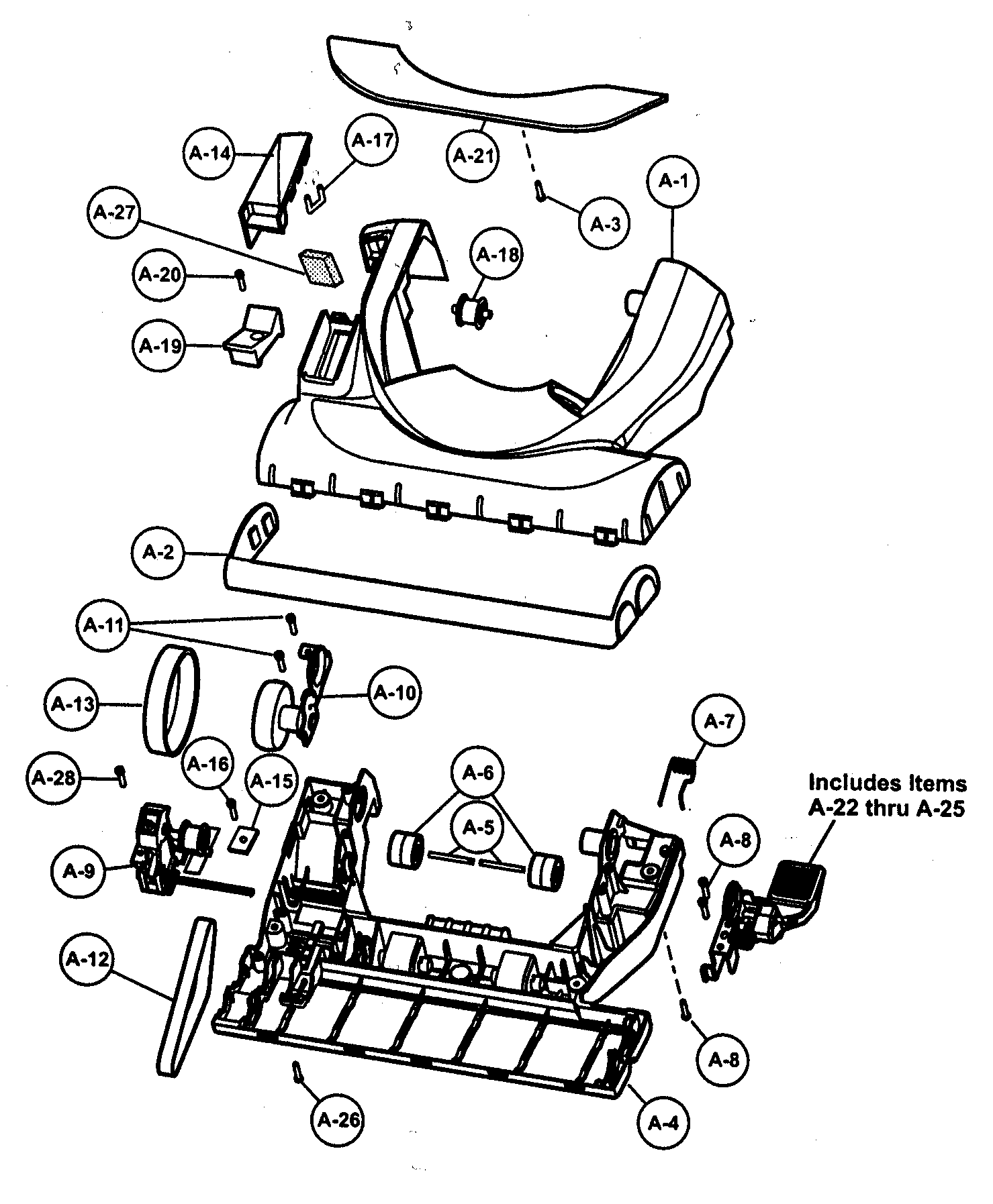Nozzle housing assy