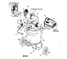 Craftsman 919165510 motor/tank assy diagram