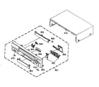 JVC HR-J3009UM cabinet parts diagram