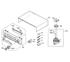 JVC SR-V10U cabinet parts diagram