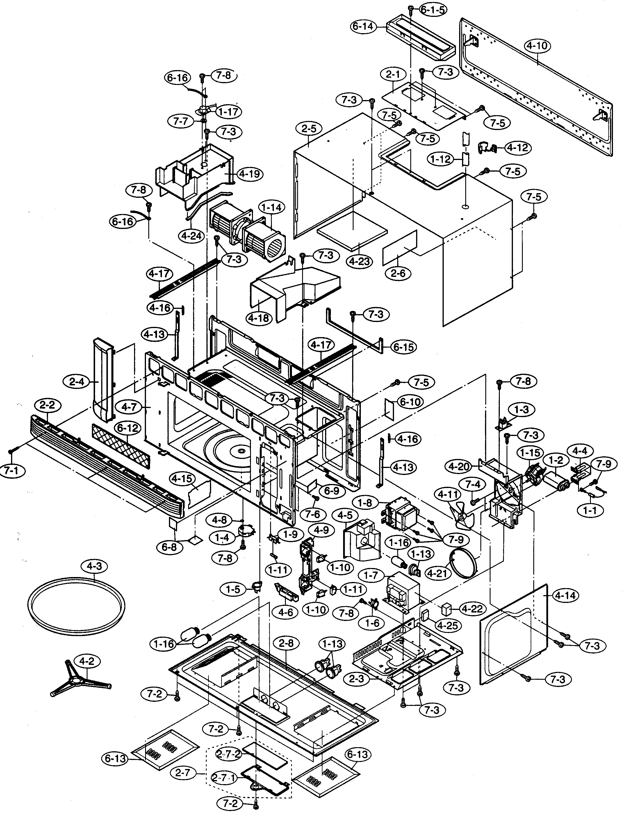 Oven/cabinet parts