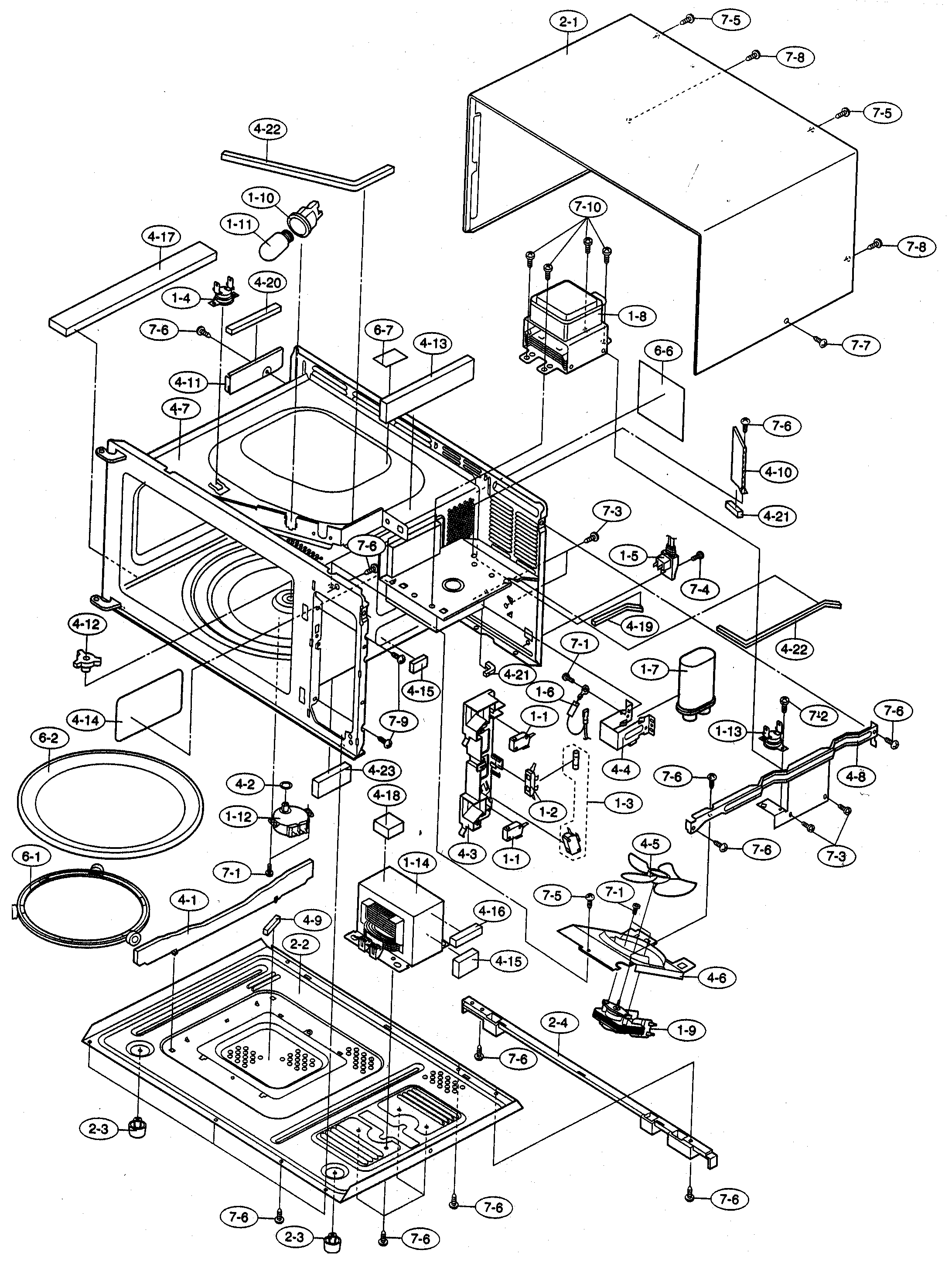 Oven/cabinet parts